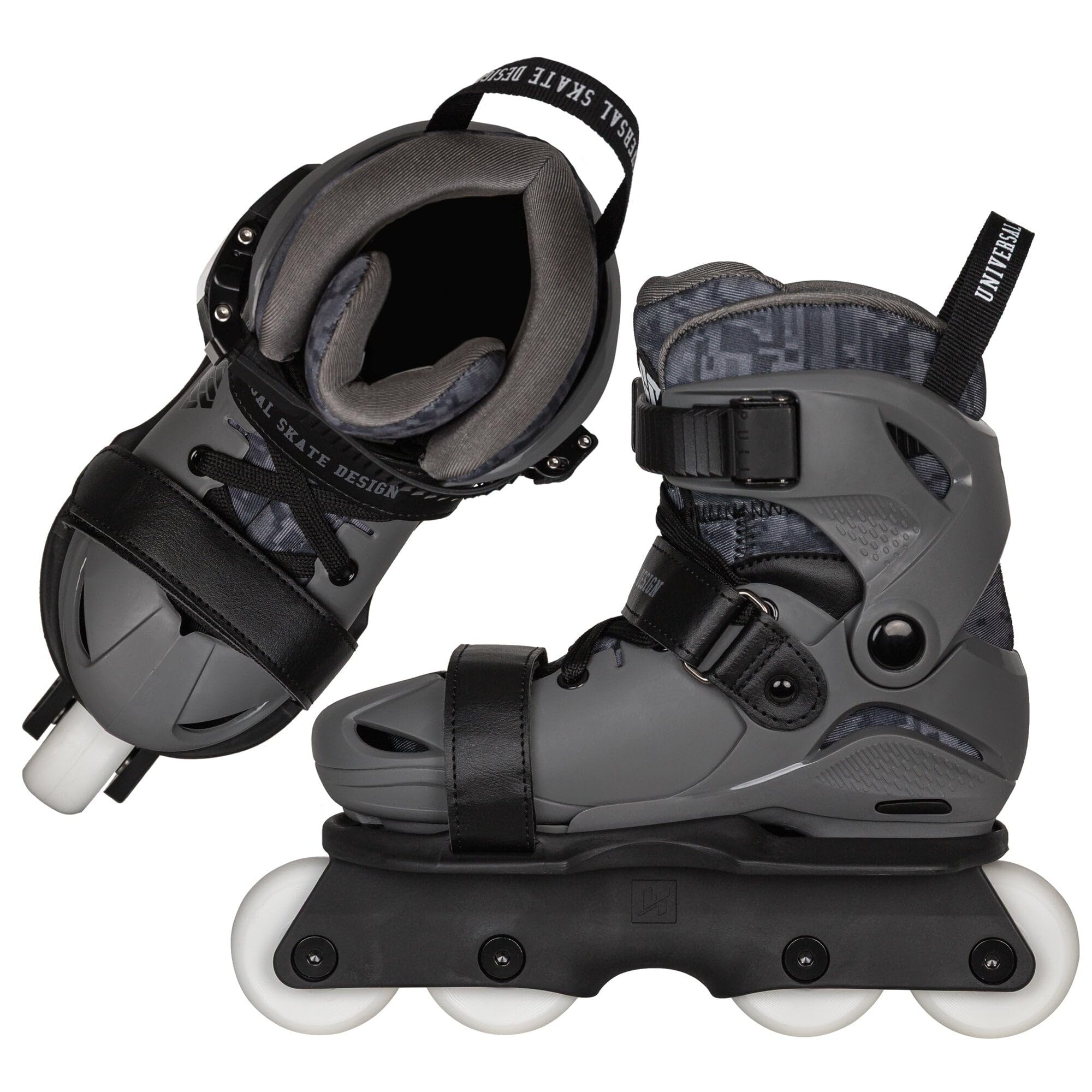Amazon.co.jp: USD Glitch Jr adj Grey/Black EU31-34 (19.0-21.0cm 