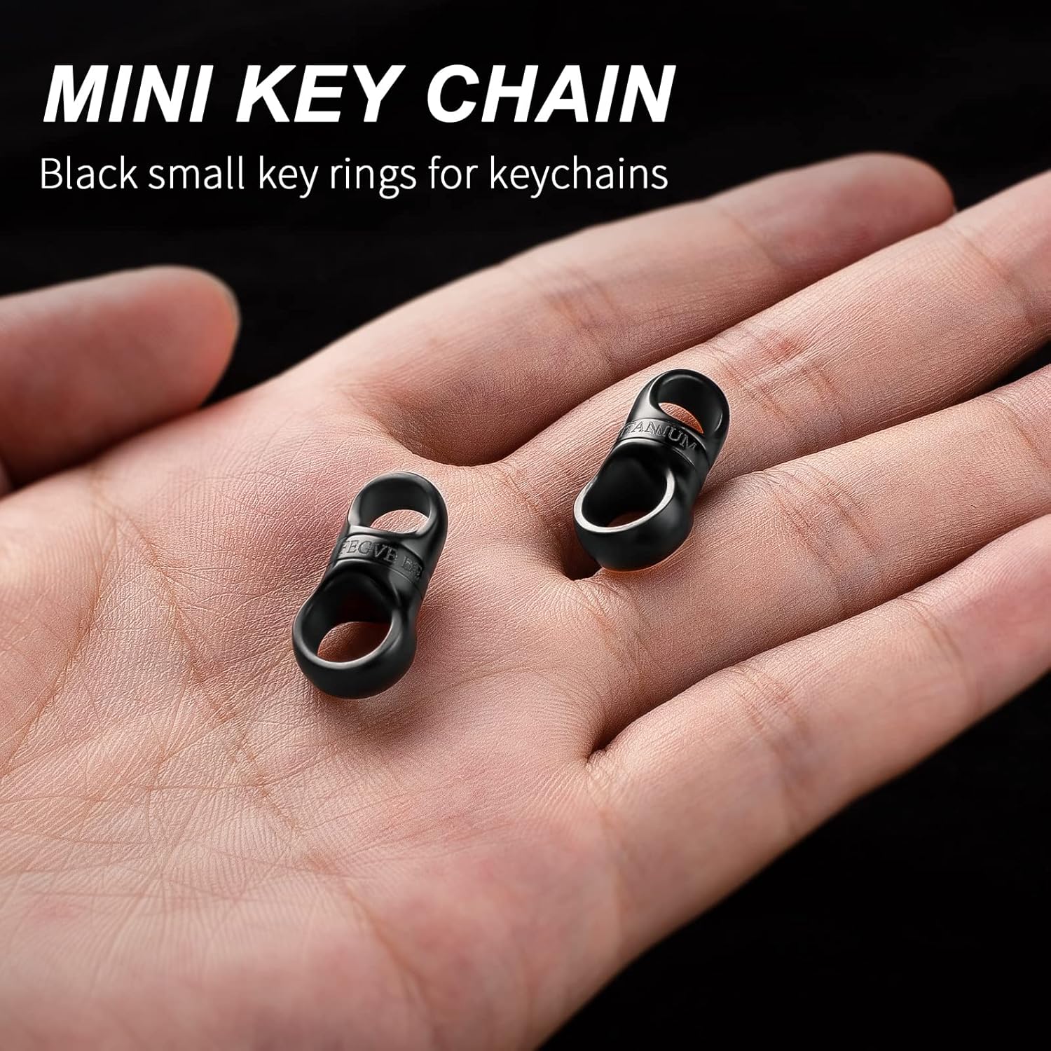 TISUR Titanium Key Ring, Key Chain Rings Heavy Duty Swivel Keyrings Carabiner Keychain For Men And Women Key Chain Assecories - Image 7