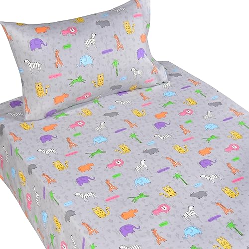 Miniatura 3 de Scientific Sleep French Bulldog Cute Fun - Juego de sábanas de 100 % algodón acogedor tamaño individual, sábana encimera, sábana bajera y funda de