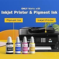 Vista 6 de 20 hojas de papel de calcomanías de tobogán acuático de 8.5 x 11 pulgadas, papel transparente para impresora de inyección de tinta, papel de tobogán