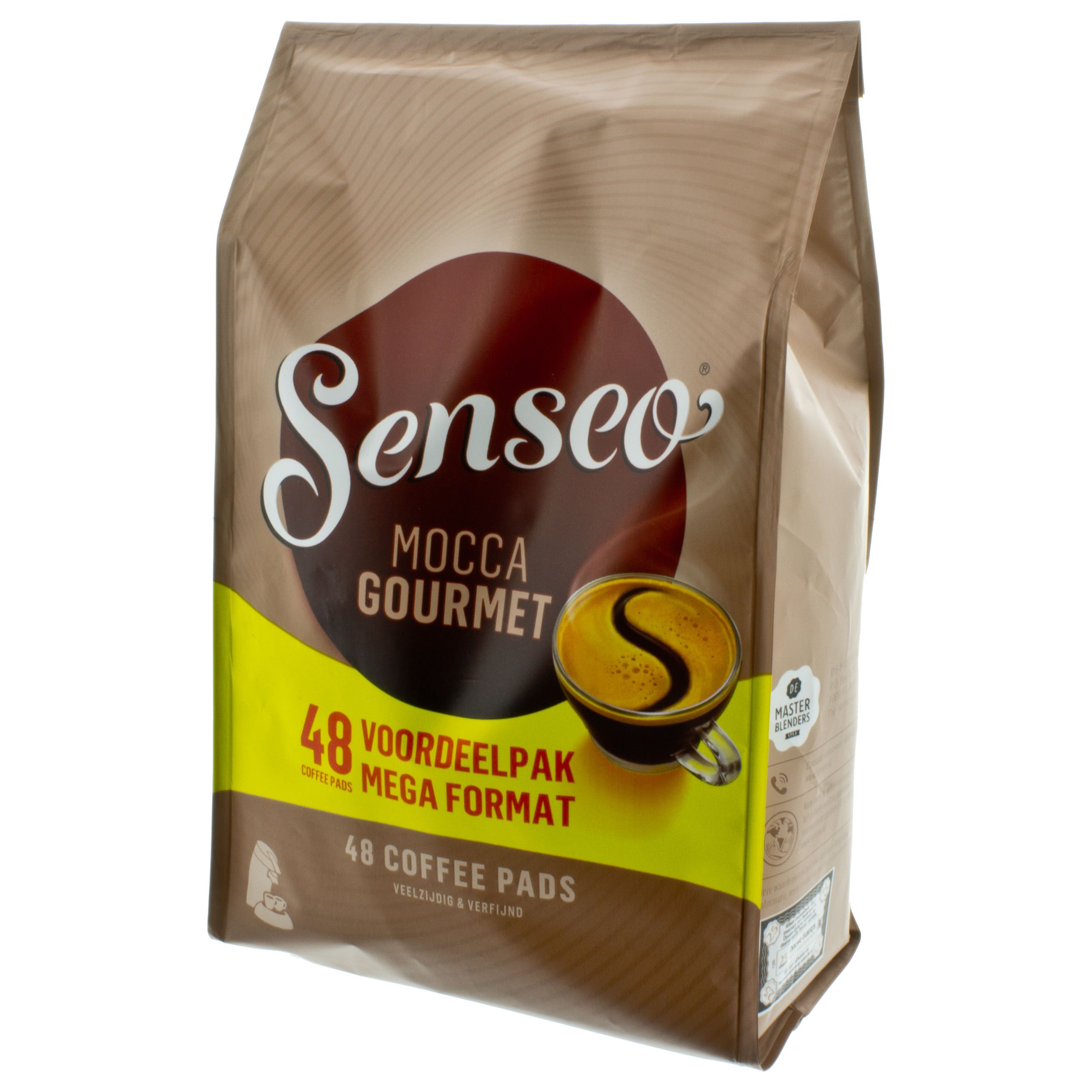 Senseo Kawa w saszetkach Mocca Gourmet, świeża i intensywna, kawa do ekspresów na saszetki, 144 saszetki