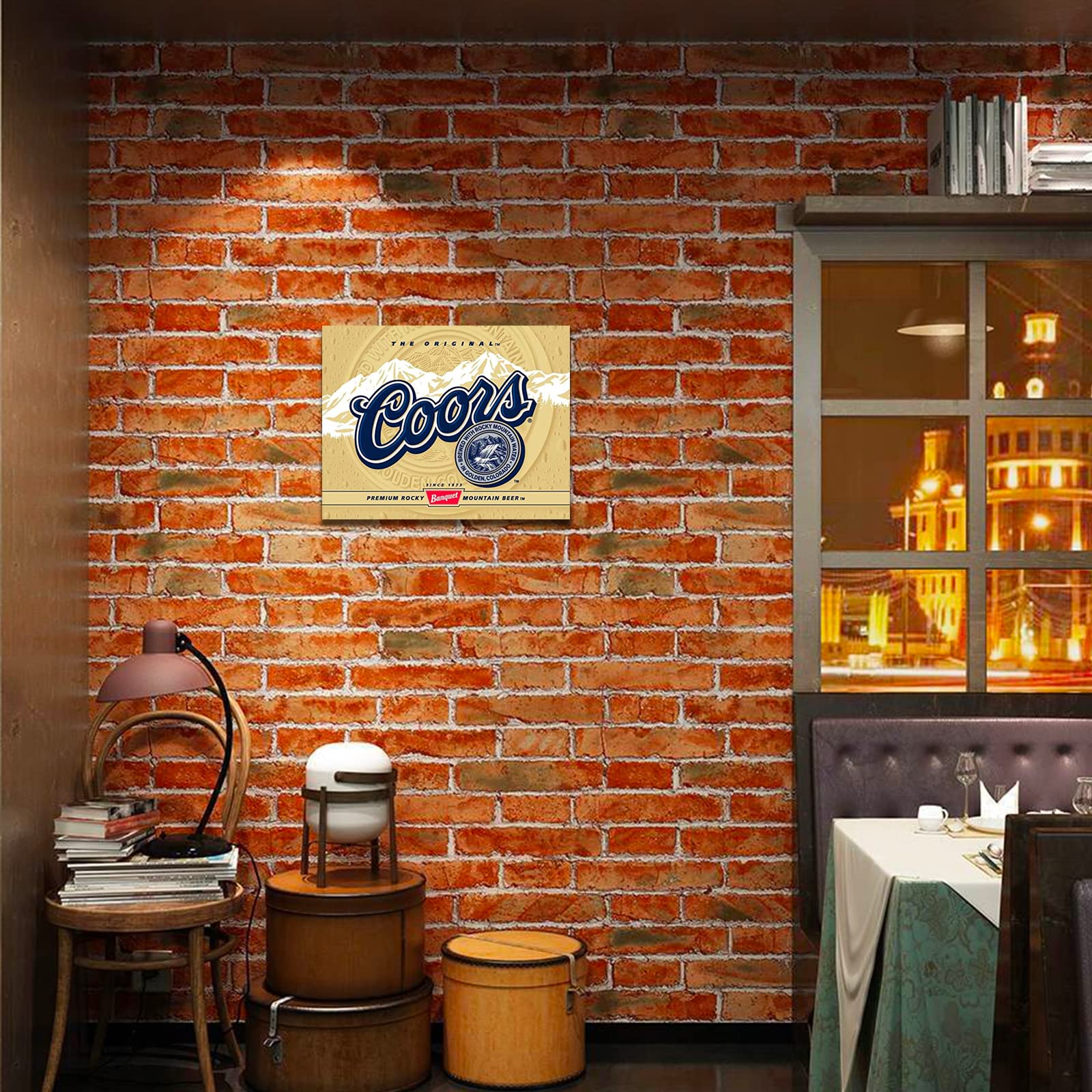 Amazon.com: Desperate Enterprises Coors Label Tin Sign - Nostalgic