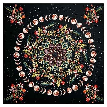 ☆素敵　スピリチュアルな装飾　月の満ち欠け　ミラー ☆素敵 スピリチュアルな装飾 月の満ち欠け ミラー