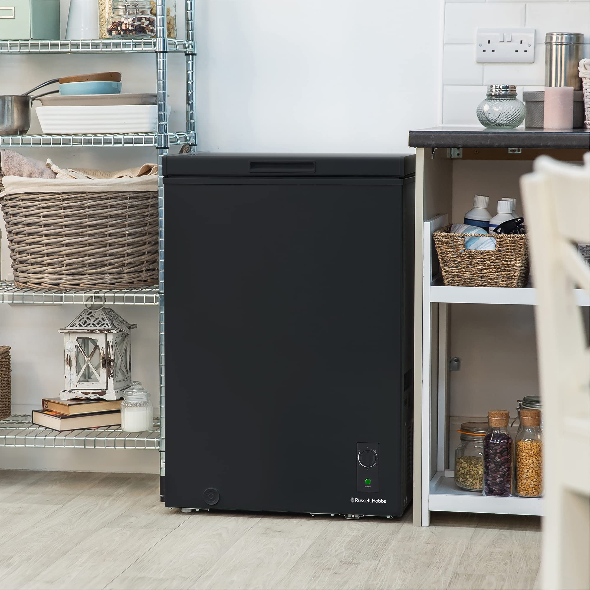 Russell Hobbs RH99CF1001B 99L Freestanding Chest Freezer, Black 5