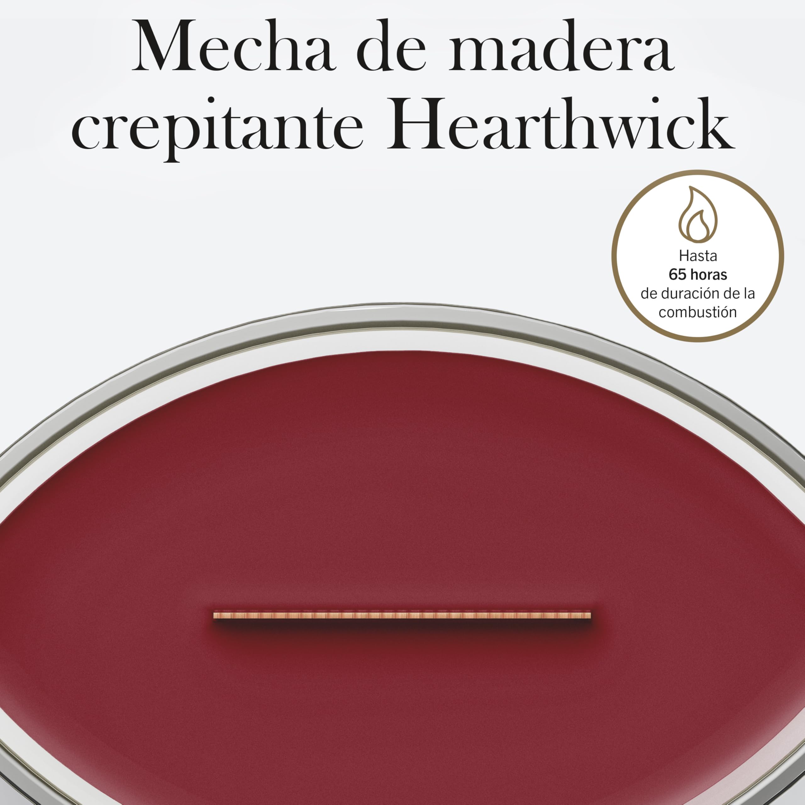 Woodwick Spiced Blackberry Świeca Zapachowa, M