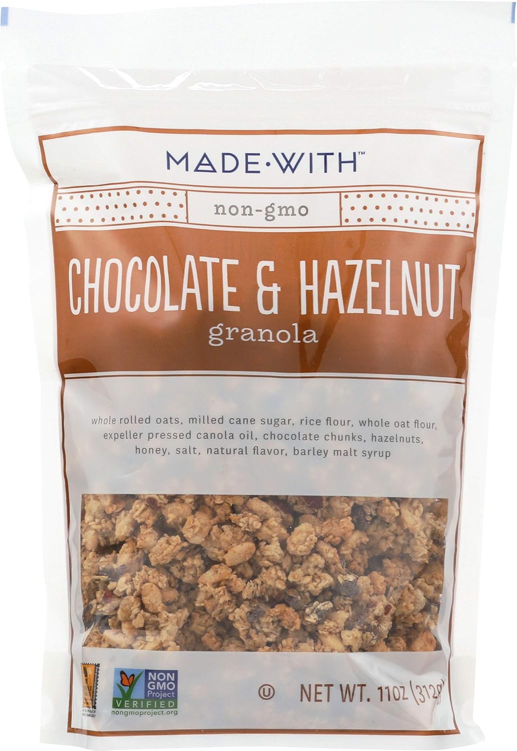 MadeWith Granola, Chocolate & Hazelnut, 11 Ounce