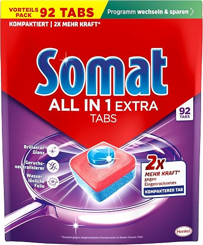 Somat All in 1 Extra Spülmaschinentabs (26 Tabs), Geschirrspülmittel