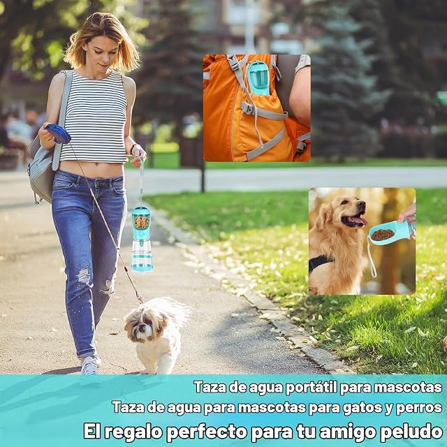 Foto 7 de 7 de VFANDV Botella de Agua para Mascotas, Botella para Perros para Viajes