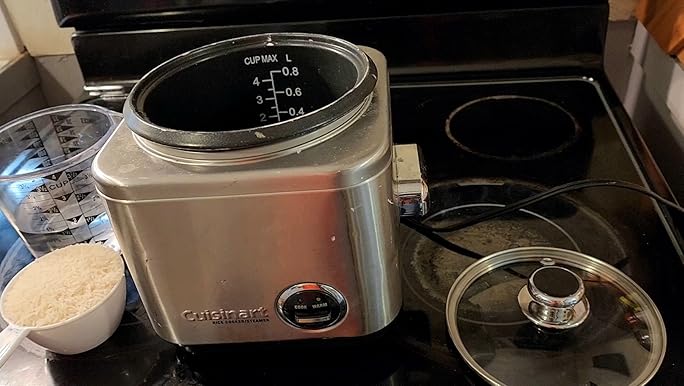 Cuisinart 3-Cup Rice Cooker 炊飯器 Cuisinart Rice Cooker Review. Best Simple Rice Cooker? - YouTube