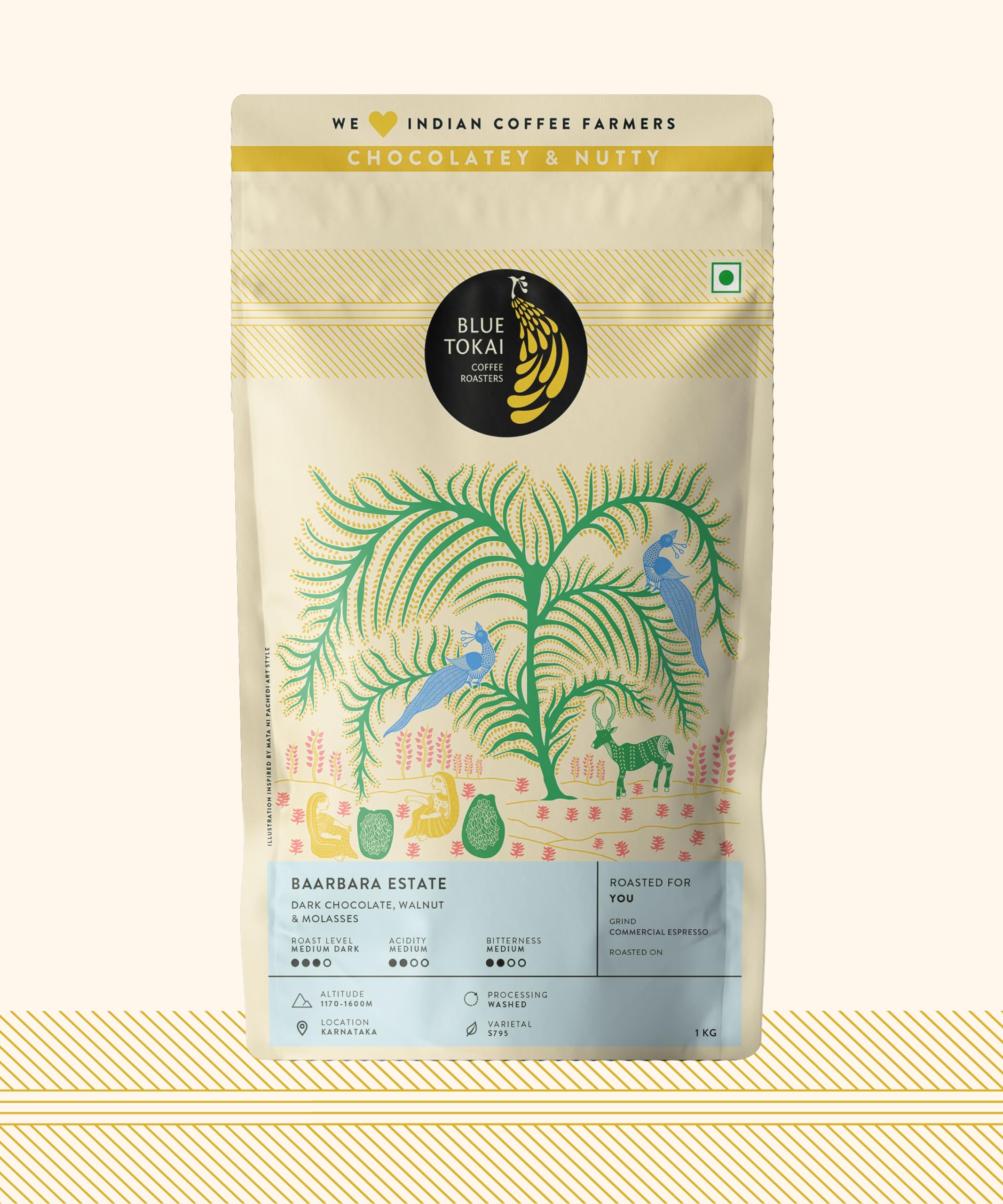 See full amazon price history chart for Blue Tokai Coffee Roasters Baarbara Estate - Medium Dark Roast (Commercial Espresso Grind) 1Kg | Made With 100% Specialty Grade Arabica Freshly Roasted Ground Coffee, Bag Blue Tokai Coffee Roasters Baarbara Estate - Medium Dark Roast (Commercial Espresso Grind) 1Kg | Made With 100% Specialty Grade Arabica Freshly Roasted Ground Coffee, Bag (B0B4WQCBG4) Amazon Price History, Amazon Price Tracker