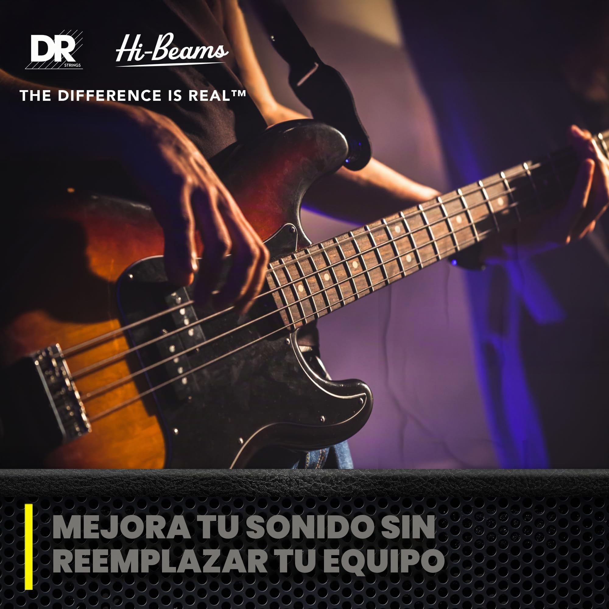 DR Strings Hi-Beam - Stainless Steel Round Core Lite 5 String 40-120