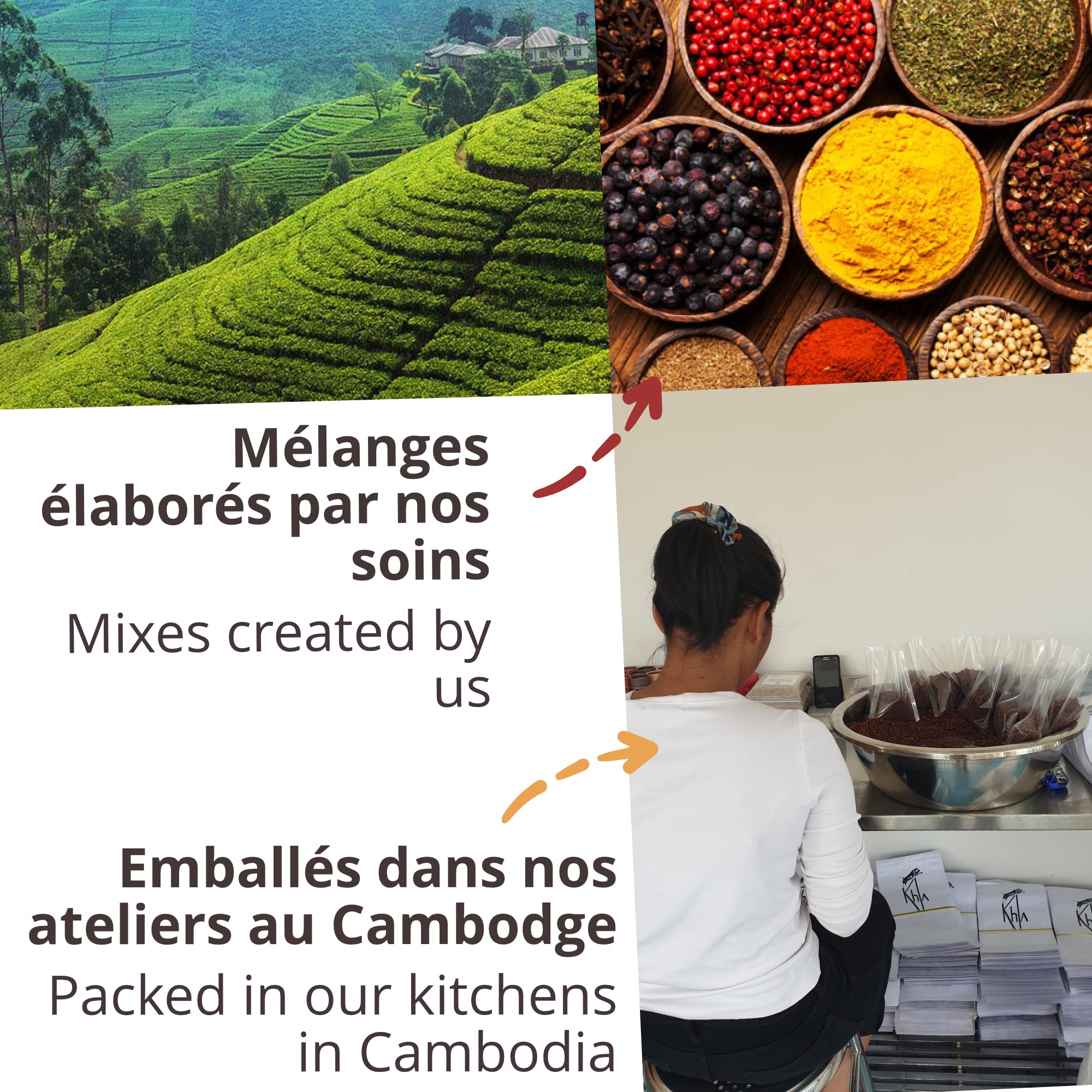 Trio de curry ecológico: curry verde, amarillo y negro - Cajas 3 x 100g
