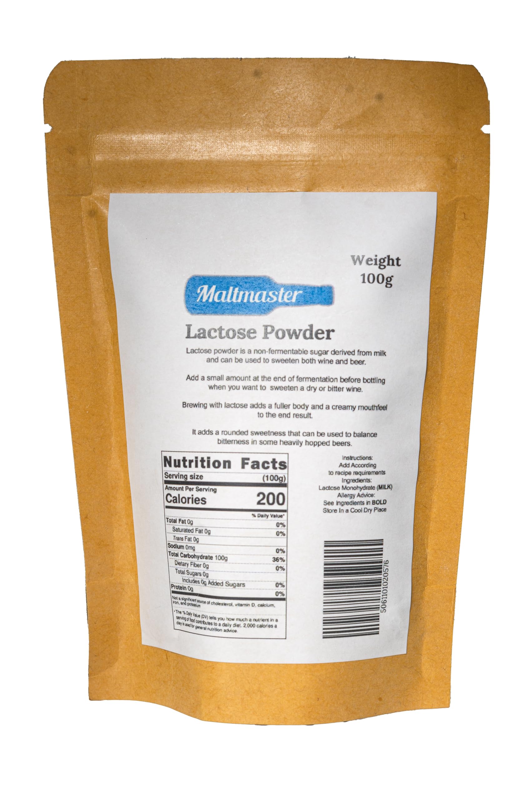 100g Lactose Powder Milk Sugar