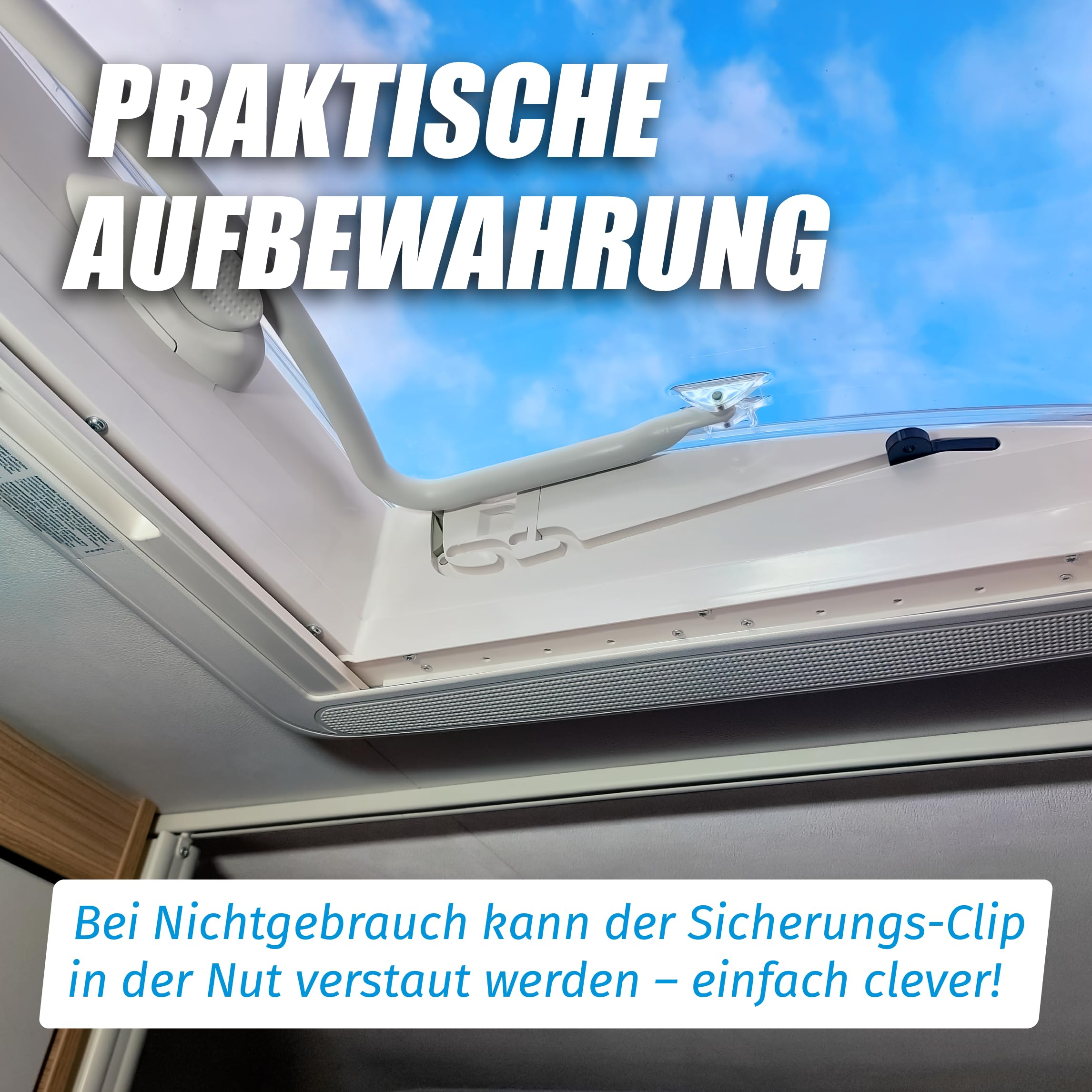 Sicherheitsschlösser Für Dometic Mini Heki | Anti-Öffnung Dachfenster Wohnmobil