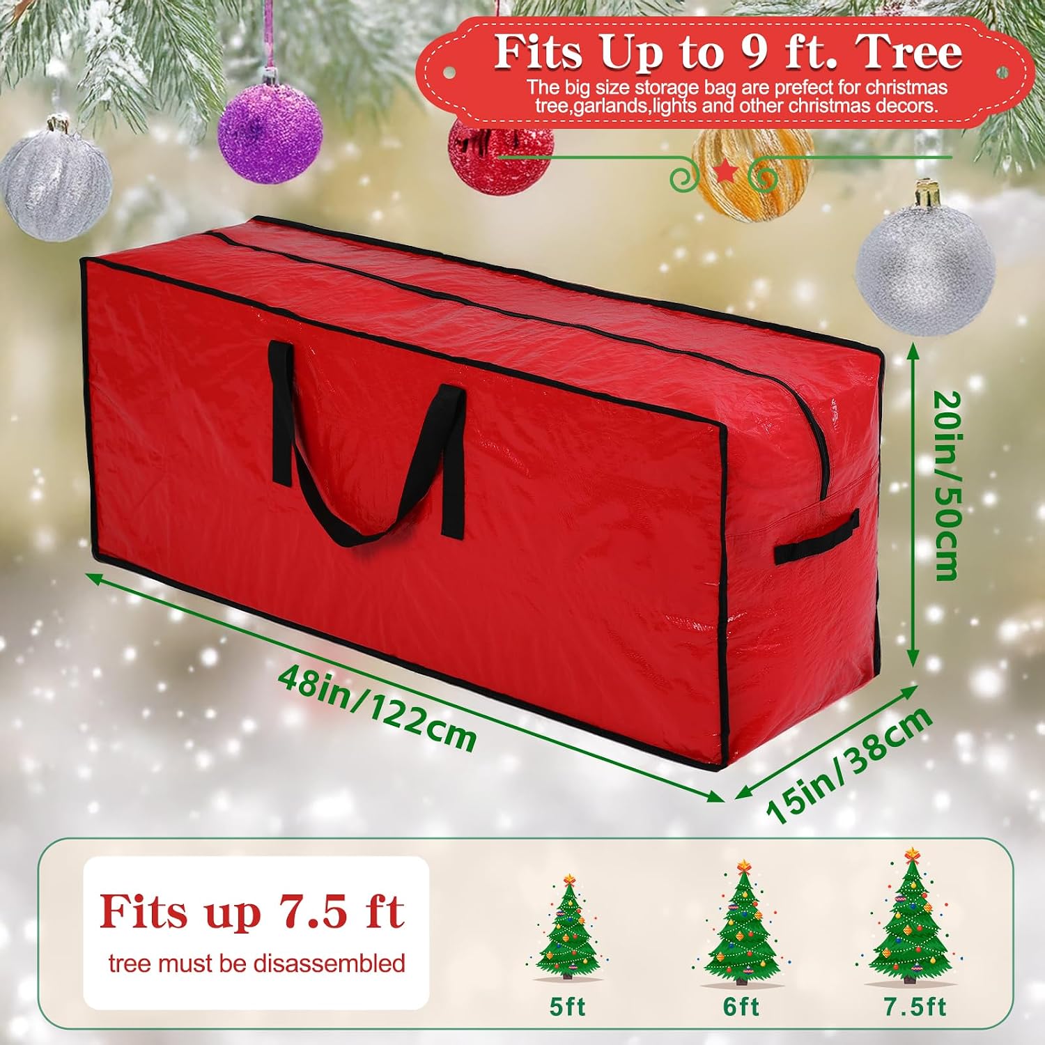 7.5ft Christmas Tree Storage Bag