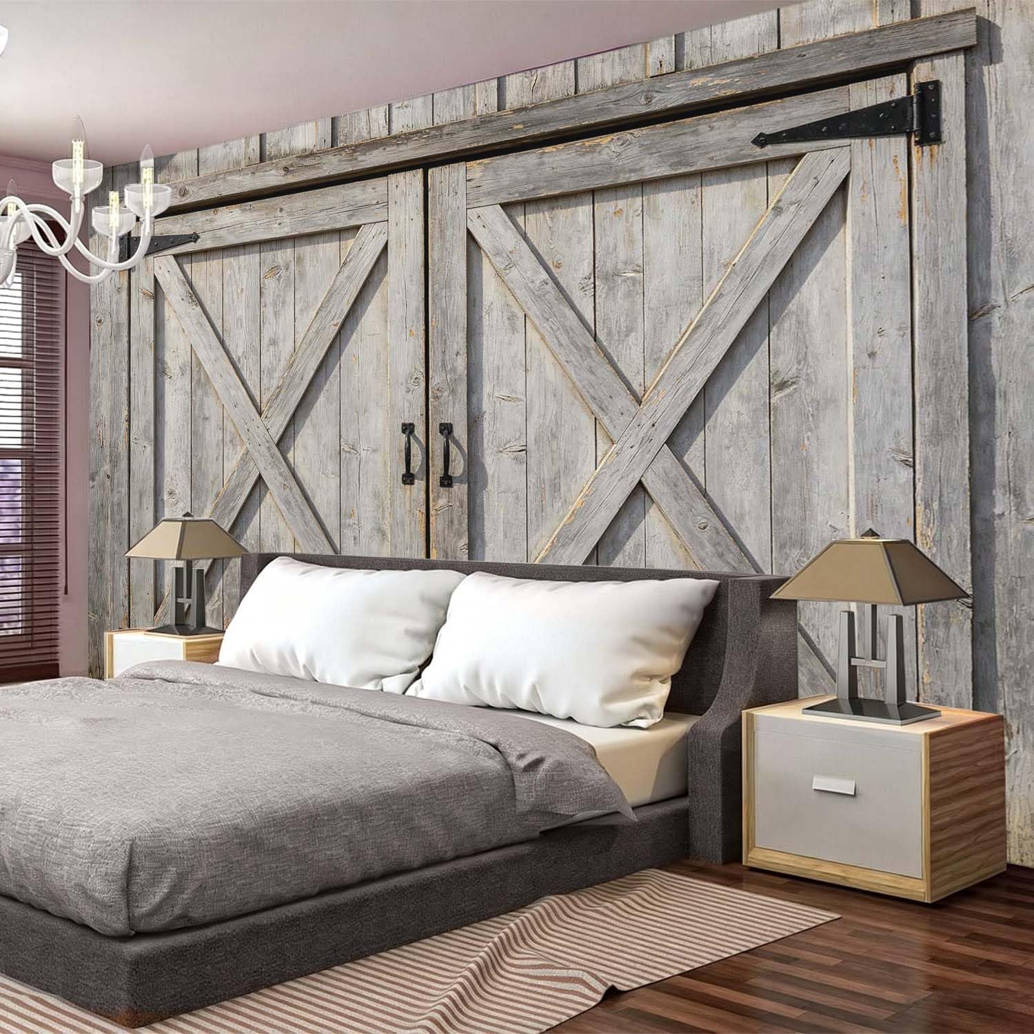 Arazzo da Parete Grande 300x260 cm Porta della Stalla 3D Telo da Parete