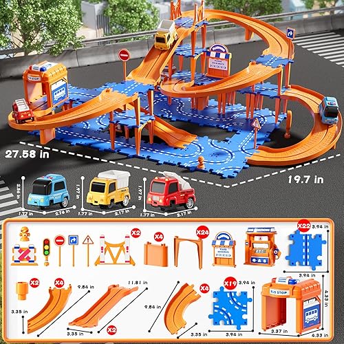 Miniatura 6 de Carreras de coches de juguete (4 capas)