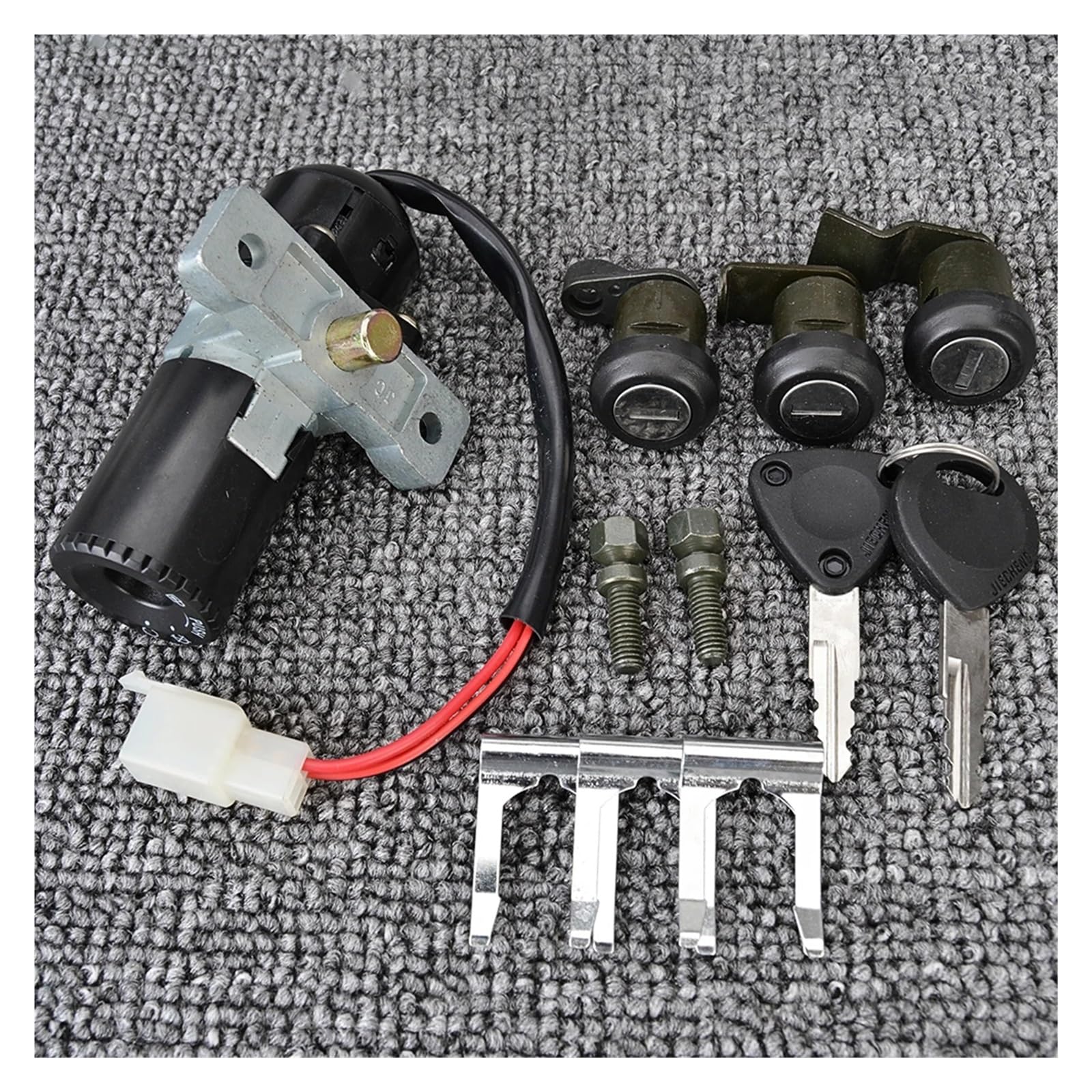 Cerradura De Encendido Para FES125 FES150 Para Pantheon FES250 Para Foresight Para Peugeot SV 250 Interruptor De Encendido Bloqueo Asiento Interruptor Encendido Moto