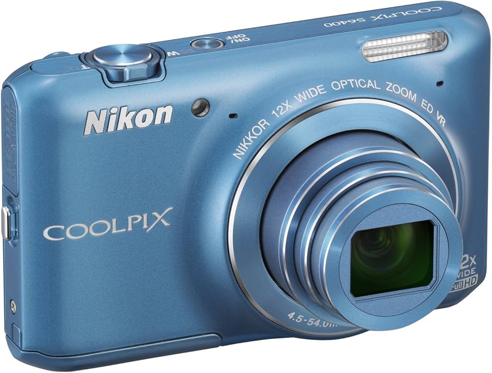 Nikon COOLPIX S6400 Compact Digital Camera - Blue (16MP, 12x