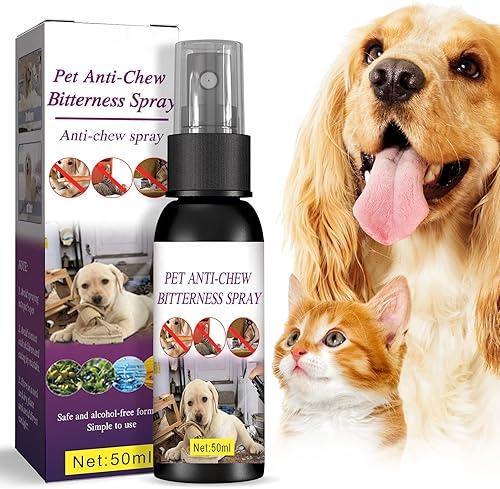 CORMAN SpA -Bitter-Apple-Spray para dejar de masticar, spray sin masticar para perros, spray corrector de mascotas, deja de masticar y morder