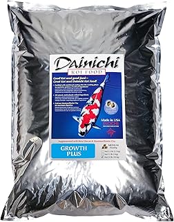 Dainichi Koi Food - Growth Plus 22 lb, Medium (5.5 mm) Floating Pellet