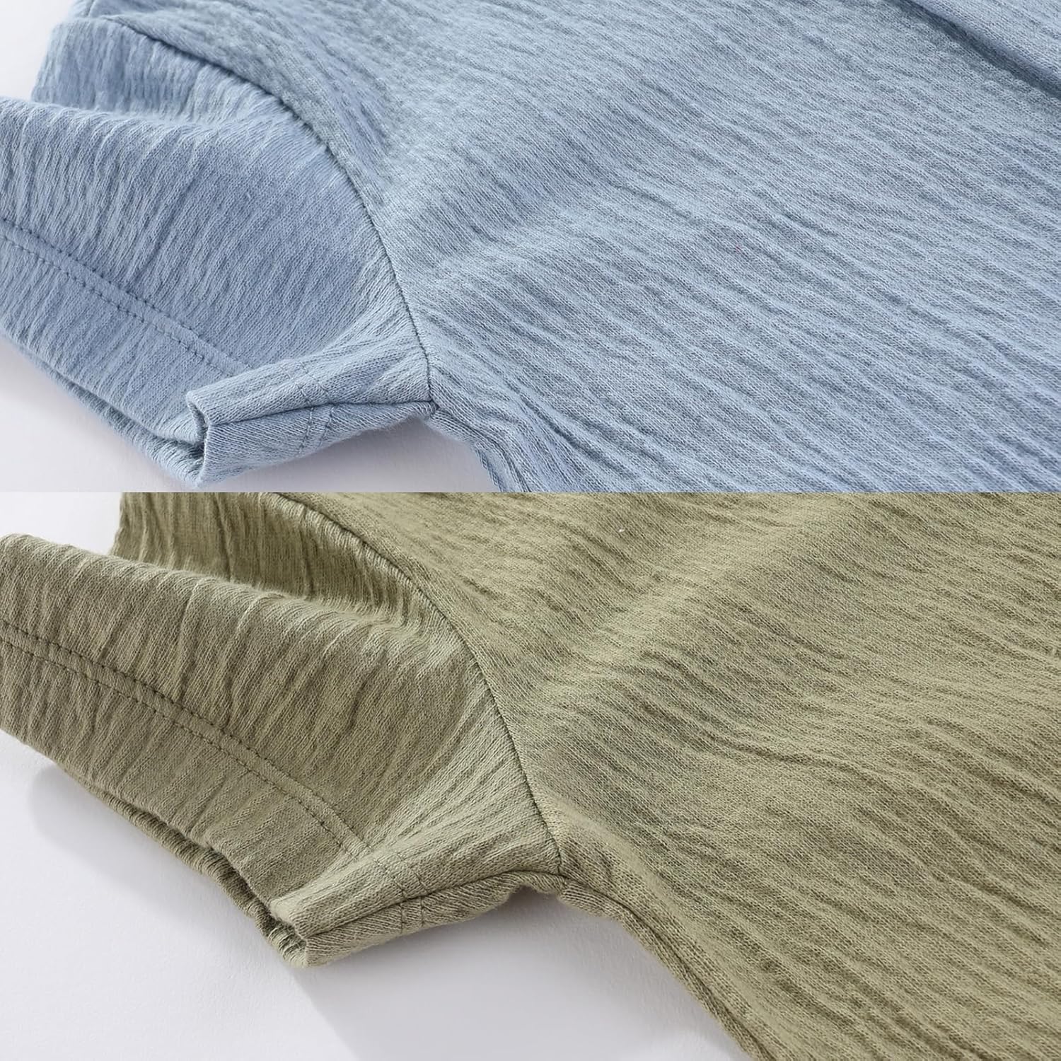 Baby Girl Romper Button Jumpsuit Summer Infant Boy Clothes for 0-24 Months - Image 3