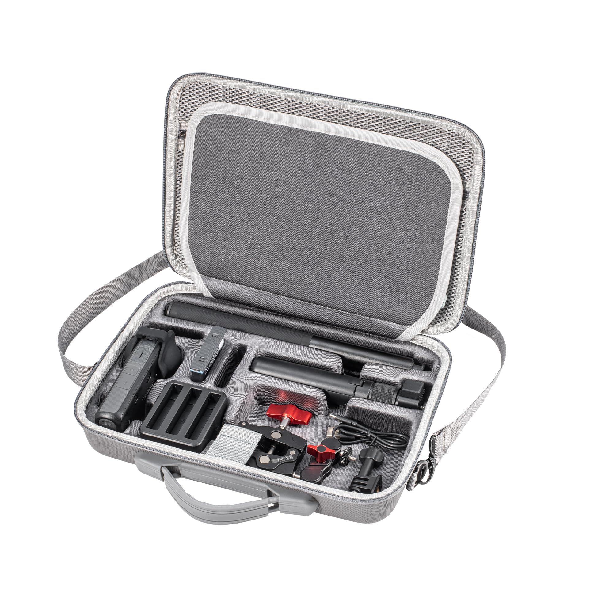 STARTRC VCR Tasche X5 Tragetasche für Insta360 X5 Aufbewahrung, schützende Reisetasche für Insta 360 X5 X4 Basic Bundle Akku Schnellladezubehör Bullet Time Griff / 114 cm Selfie-Stick