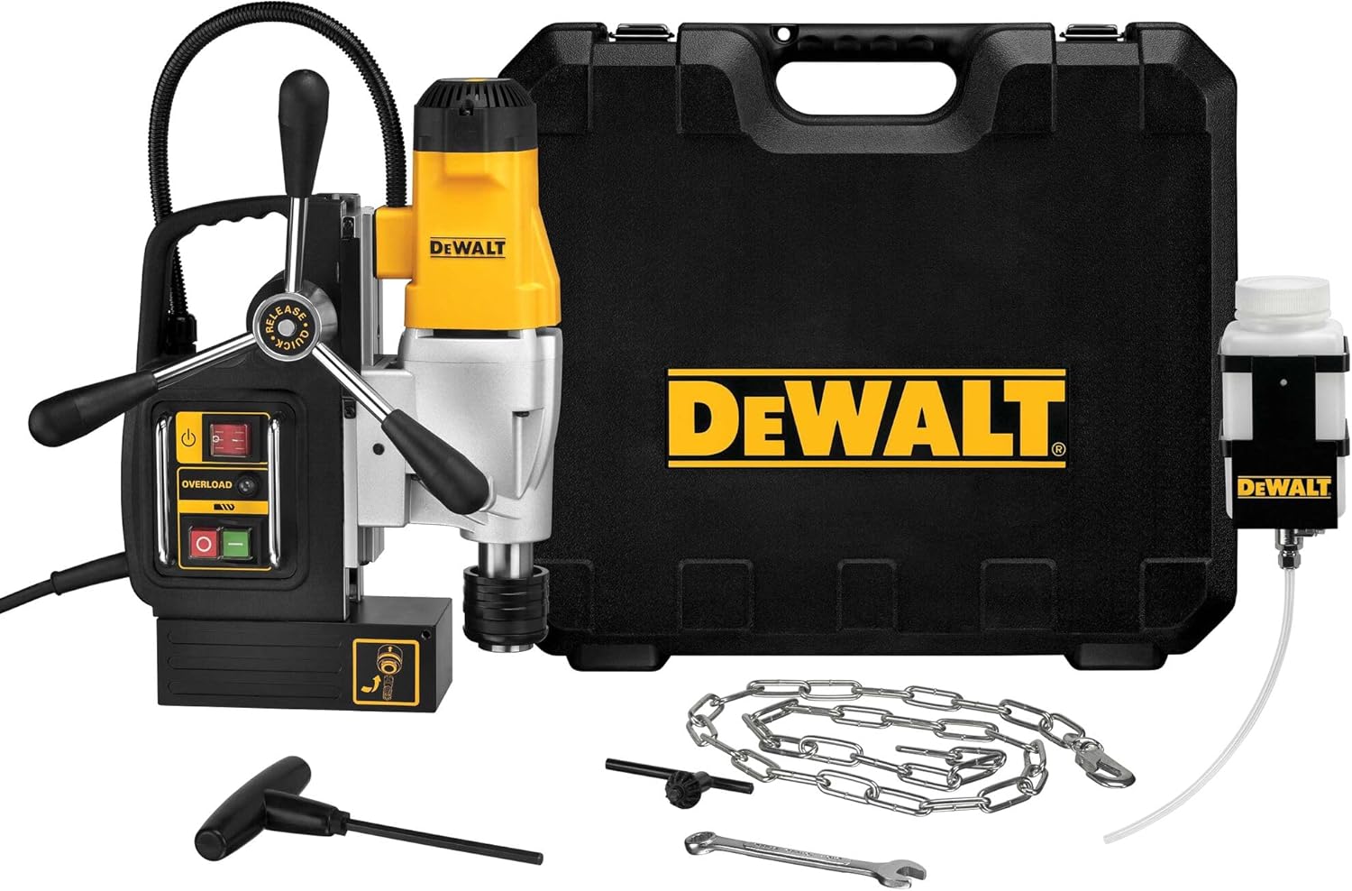DEWALT Drill Press, Magnetic, 2-inch, 10-Amp with 2-Speed Setting (DWE1622K)