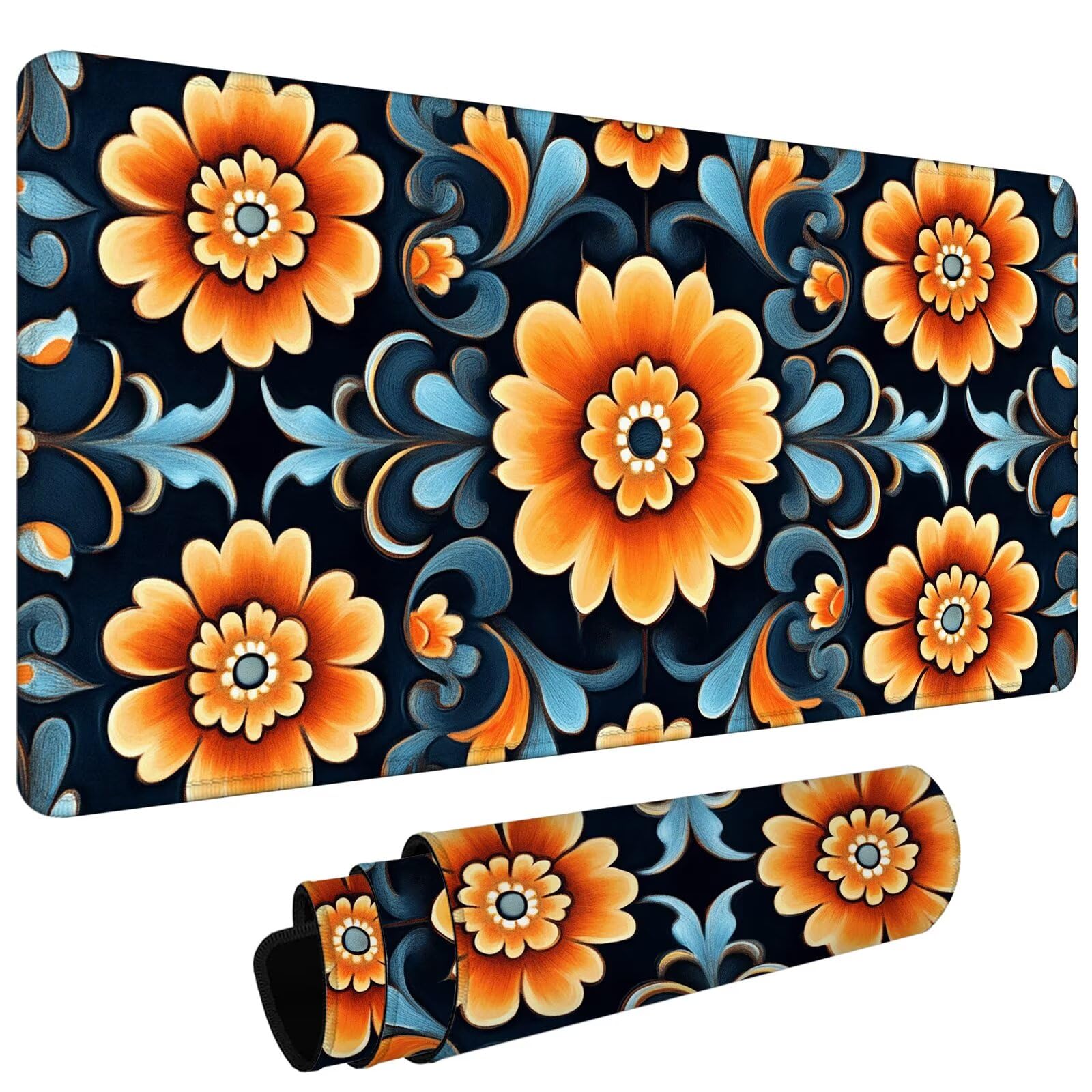 Podkładka pod mysz XXL 1200 x 600 x 3 mm Podkładka pod mysz do gier z wodoodporną antypoślizgową podstawą, podkładka pod mysz dla graczy, akcesoria biurowe, dokładność prędkości-komfort dla wszystkich
