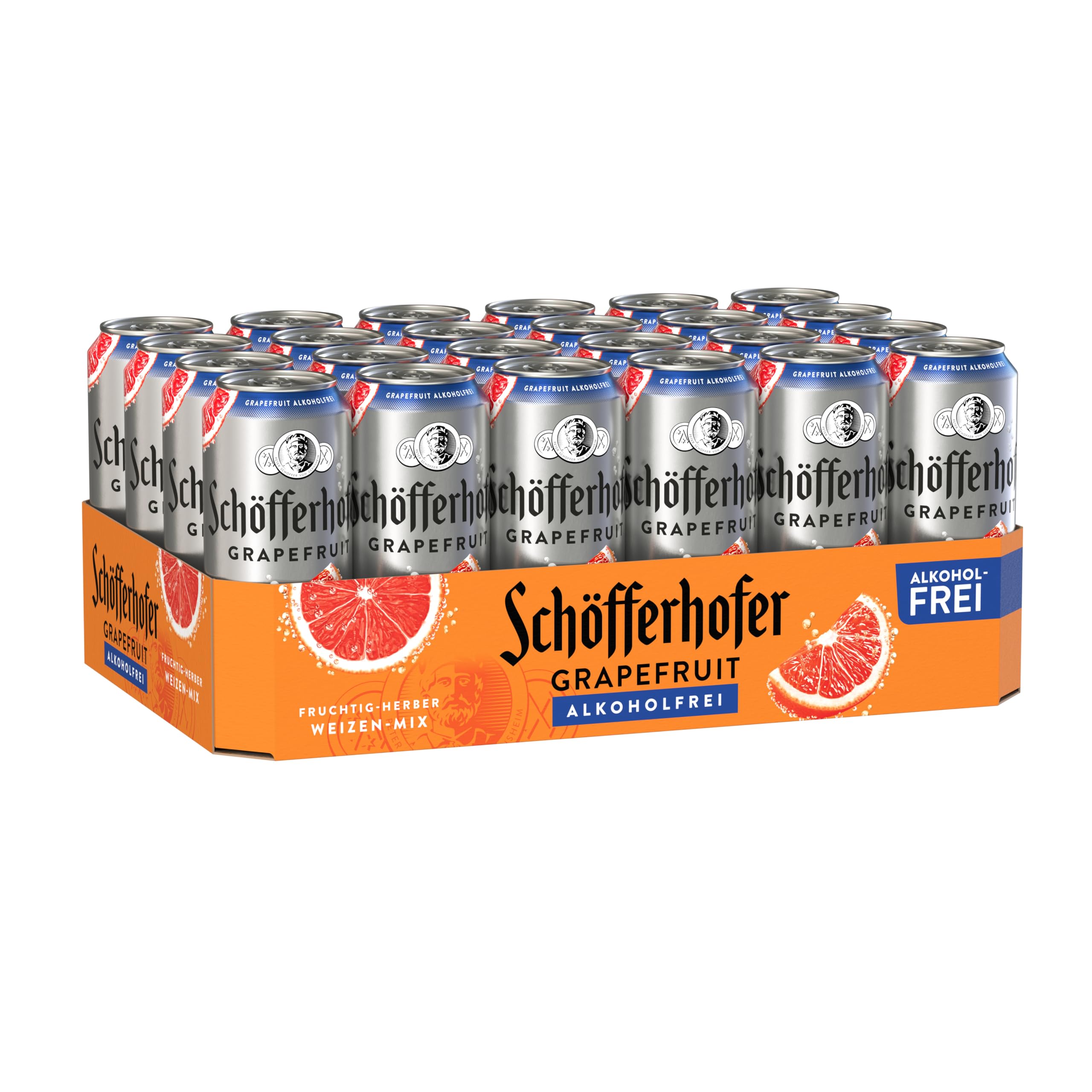 Schöfferhofer Grapefruit alkoholfrei, EINWEG 24x0,50 L Dose