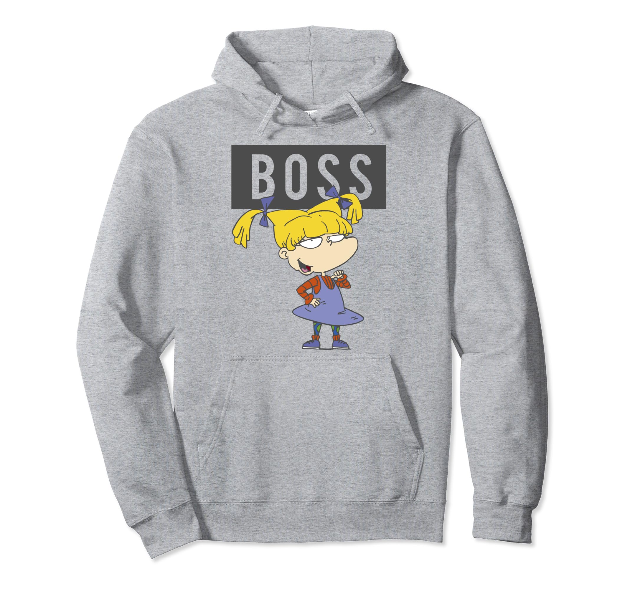 RugRats Angelica Boss Word Cutout Hoodie Pullover Hoodie