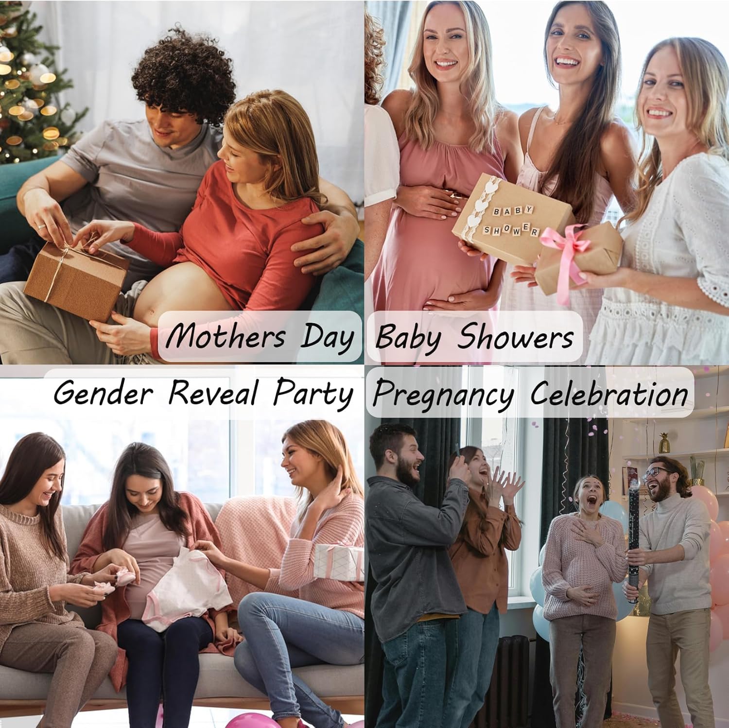 EPIRORA New Mom To Be Gift, Silver Baby Feet Heart Necklace Gifts for Pregnant Mommy 1st Time Moms, Mama Necklaces for Women Mommy to Be New Mother, Mothers Day Birthday Christmas Presents for Her - Image 7