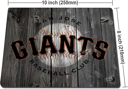 Miniatura 5 de Alfombrilla de mouse deportiva con diseño de grano de madera, alfombrilla de mouse con base de goma antideslizante para computadoras, laptop,