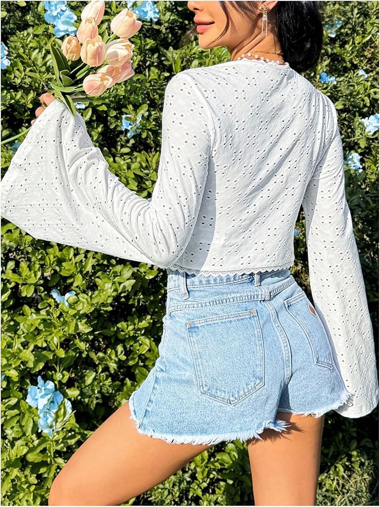 トップス MELT THE LADY string tuck cropped blouse MELT THE LADY string tuck cropped blouse