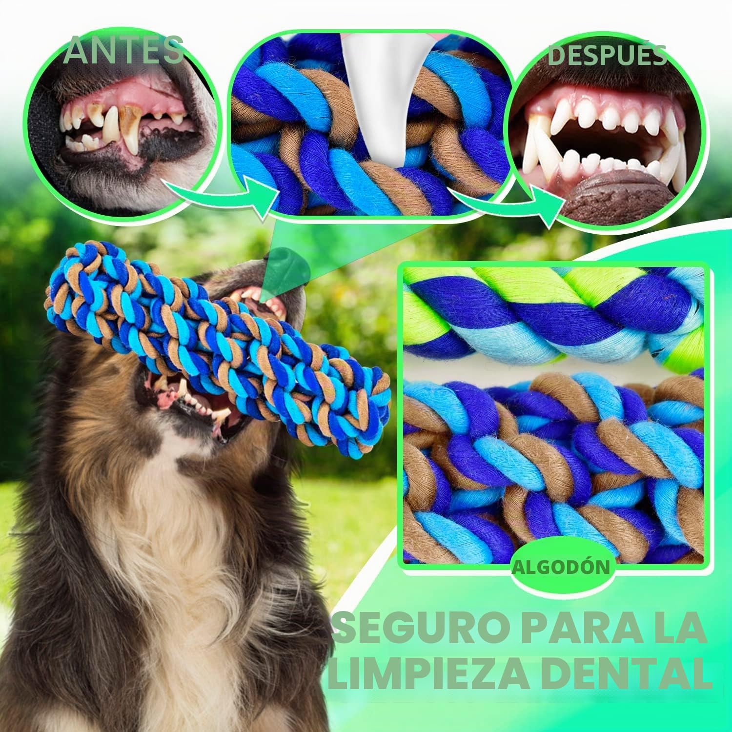 SHARLOVY Juguetes para Masticar Perros XL para masticadores agresivos de Raza Grande, Paquete de 14 Juguetes Resistentes para Perros indestructibles para Masticar agresivos… (14P)