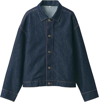Amazon | 無印良品 婦人 和紙混デニムジャケット レディース BG1RMA4A