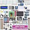 SunFounder Raspberry Pi Ultimate Starter Kit for Raspberry Pi 4B 3B 400, Python C Java Scratch, Online Detailed Tutorials, 133 Projects, 337 Items Camera Module, Speaker, I2C LCD, etc