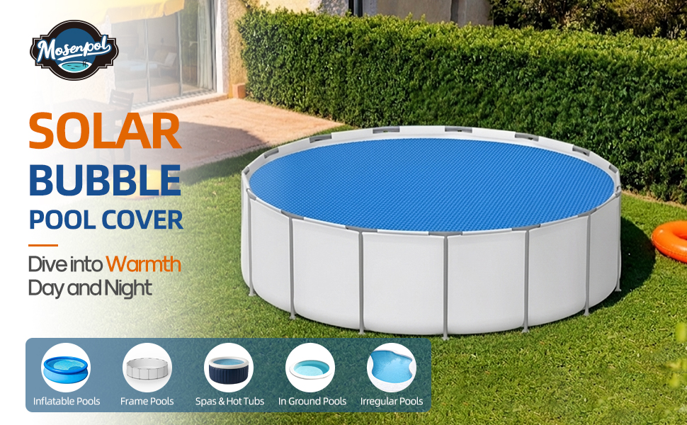 Cobertor Solar Redondo para Piscina 6 ft miniatura 7