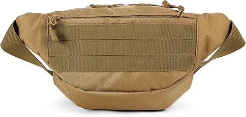 Miniatura 2 de Riñonera táctica militar con parche de bandera de Estados Unidos con correa ajustable para exteriores, pesca, ciclismo, camping, senderismo, pasear