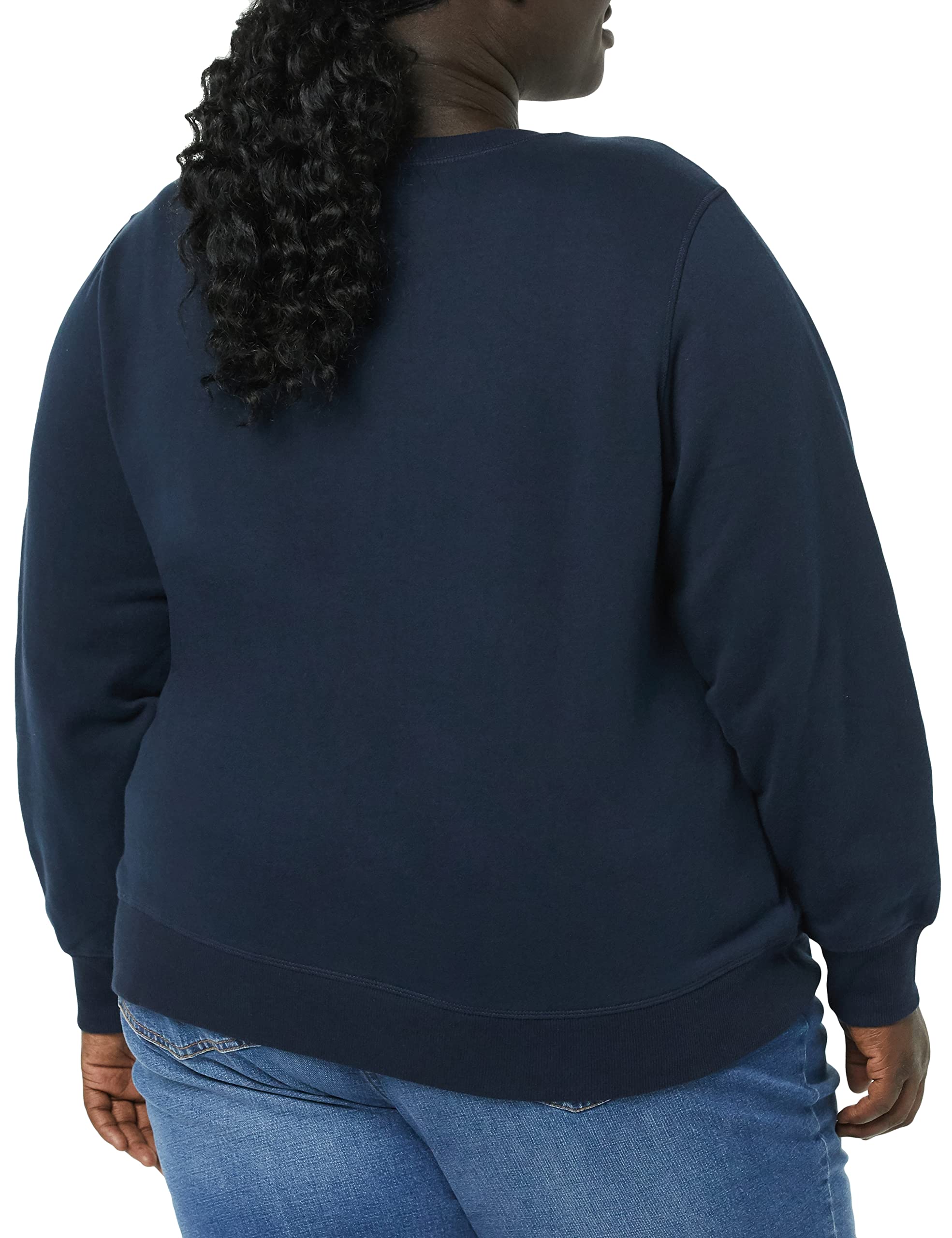 Amazon Essentials Felpa Girocollo in Pile di French Terry (Taglie Forti Disponibili) Donna