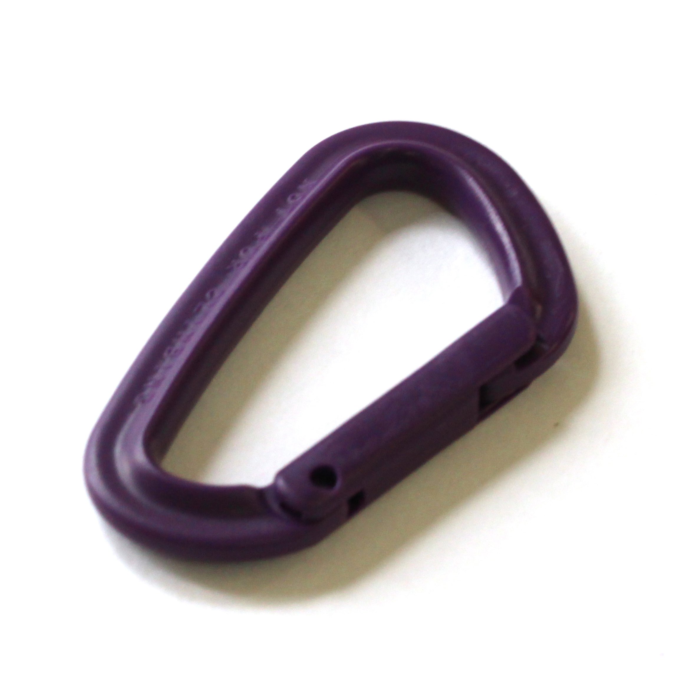 Amazon | YKK 樹脂製カラビナ 4.3cm×6.5cm パープル IN75-865 | 外径W4