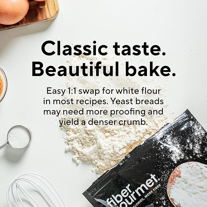 Harina Multiuso Fiber Gourmet Baja en Carbohidratos Netos - 32 oz miniatura 4