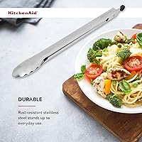 Vista 5 de KitchenAid Pinzas largas de acero inoxidable, 14 pulgadas