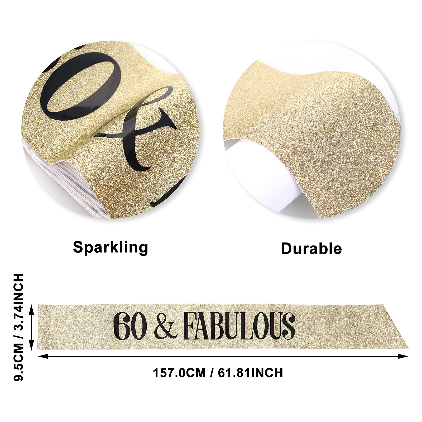 Set Corona E Fascia Di Compleanno In Oro Rosa - Con Strass, Per Donne E Ragazze, Regalo Festa Elegante - Foto 4