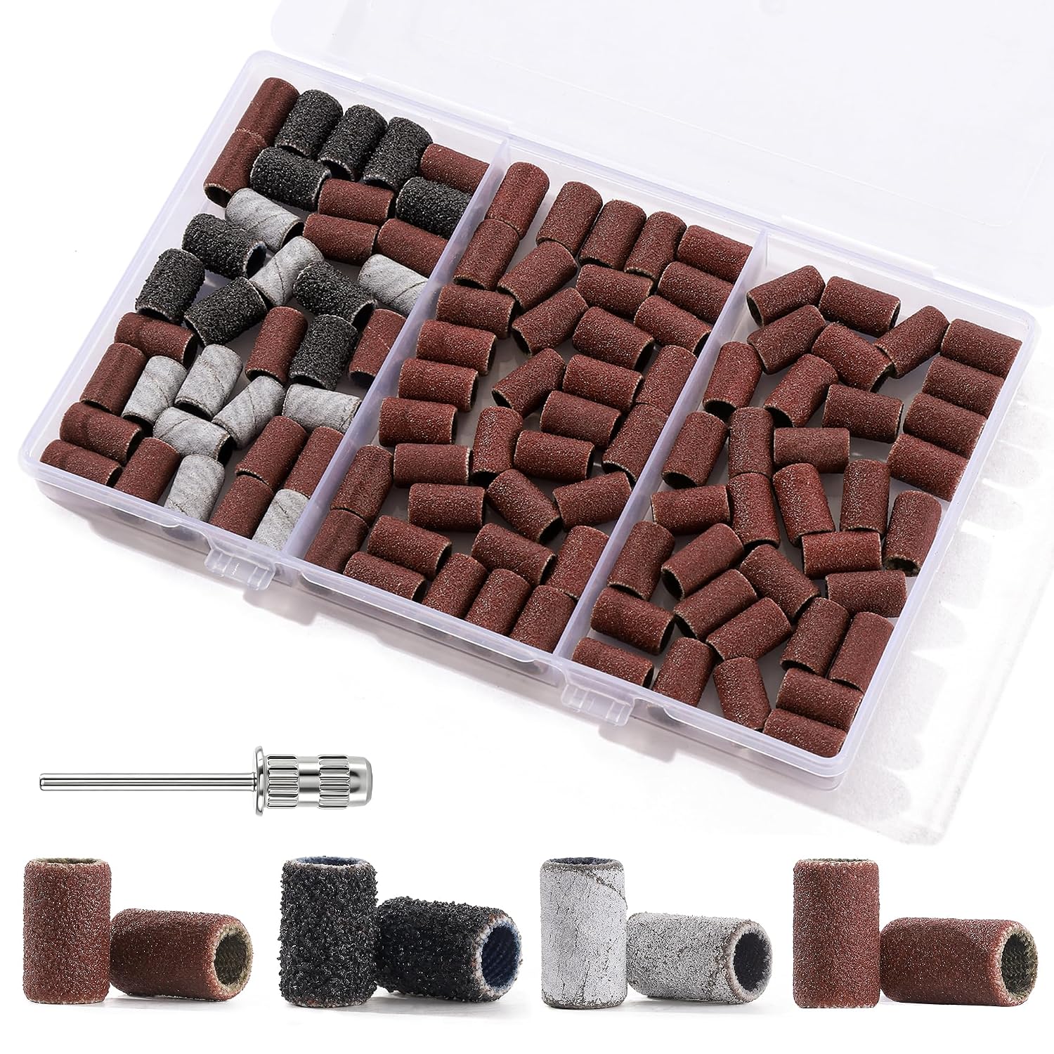105 Pcs Sanding Bands for Nail Drill - Perfect for Gel Removal