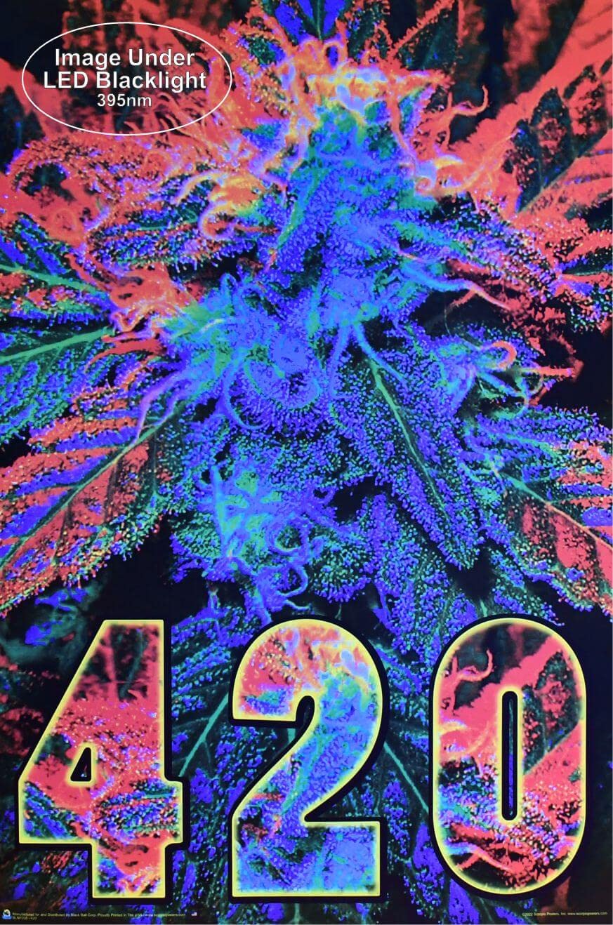 Amazon.com: Scorpio Posters 420 - Non-Flocked Blacklight Poster