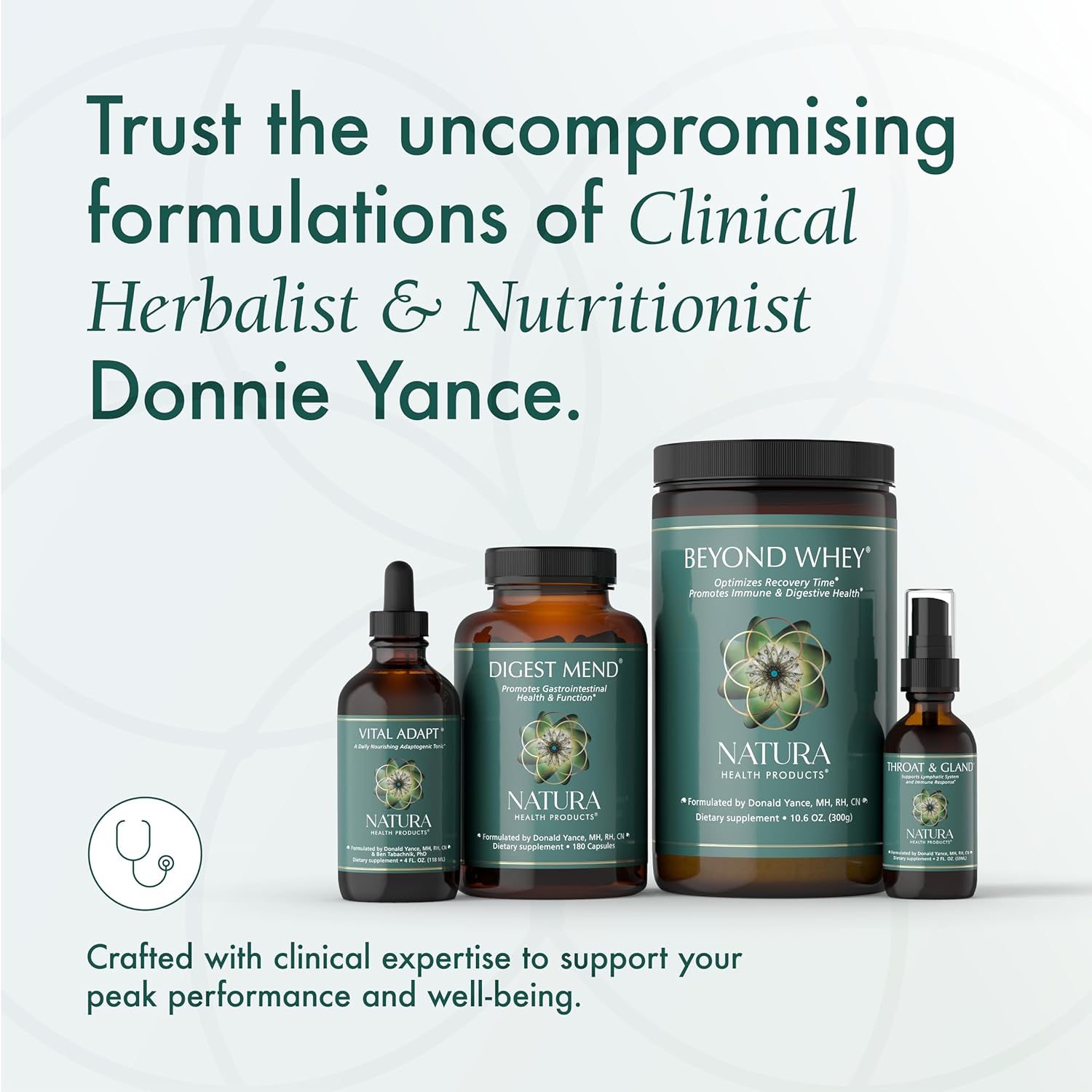 Natura Health Products Vital Adapt Supplement - Daily Nourishing Adaptogenic Tonic for Endocrine Function Support - Featuring Rhodiola, Ashwagandha, Cordyceps, Reishi (60 Capsules)