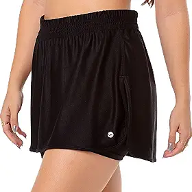 Short Saia Fitness Academia Beach Tennis Elite Em Poliamida