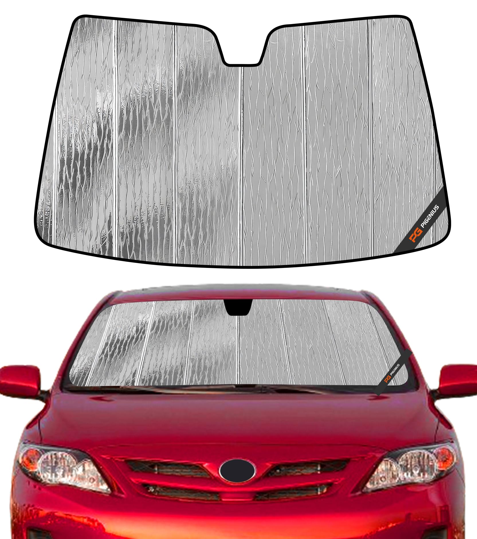 Photo 1 of Pigenius Windshield Sunshade for Toyota Corolla 2011-2013 Front Window Sun Shade - AstraGuard