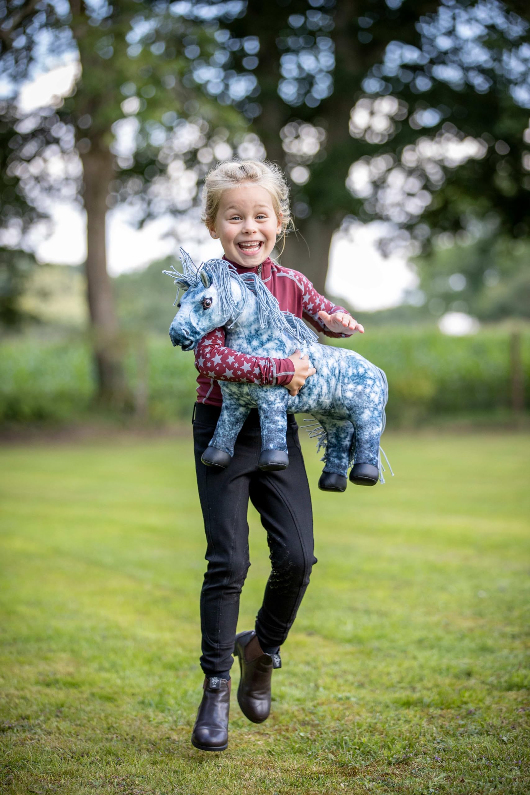 Gioco Peluches cavallo per bambini linea Toy pony modello Sam taglia unica